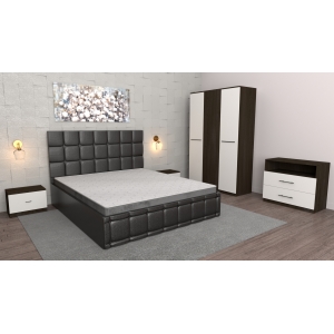 Dormitor Regal Negru Wenge...