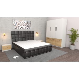 Dormitor Regal Negru Oak...