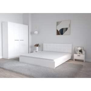 Set Dormitor Coral Alb cu...