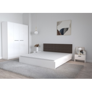 Set Dormitor Coral Alb cu...