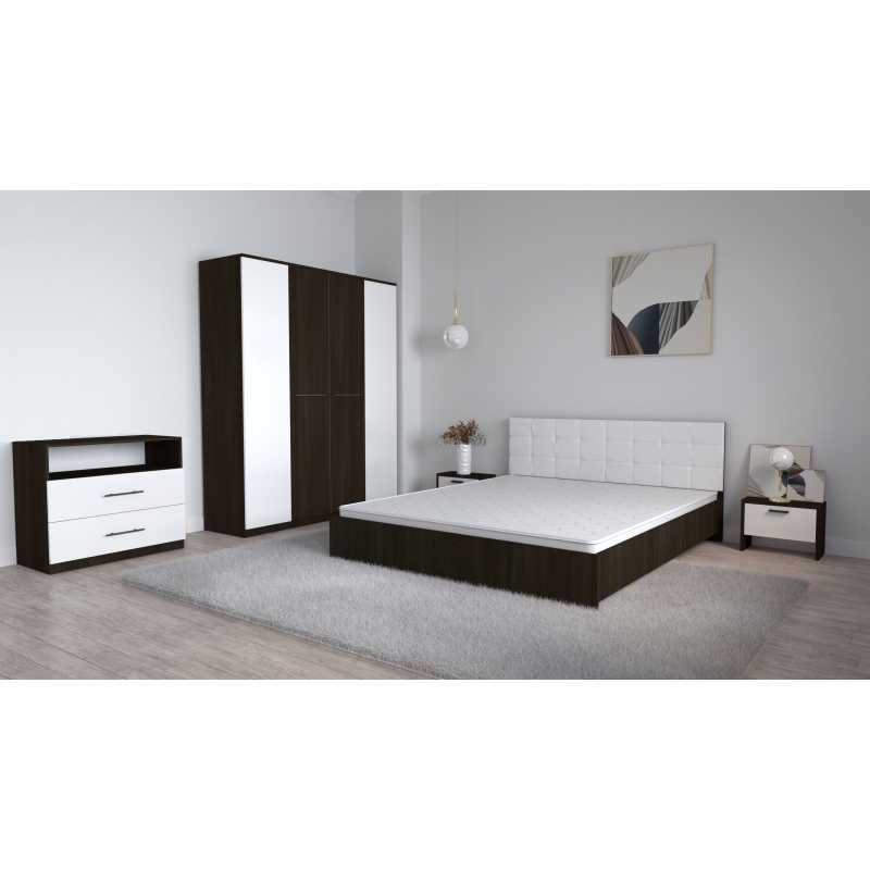 Set Dormitor Coral Wenghe cu tablie...