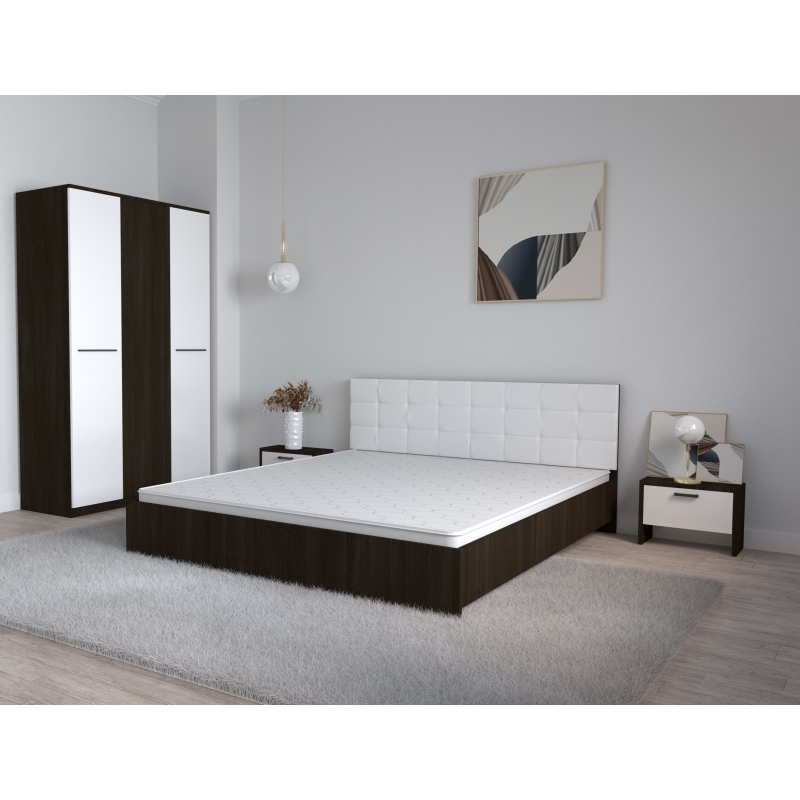 Set Dormitor Coral Wenghe cu tablie...