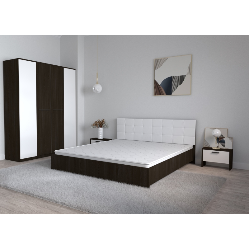 Set Dormitor Coral Wenghe cu tablie...