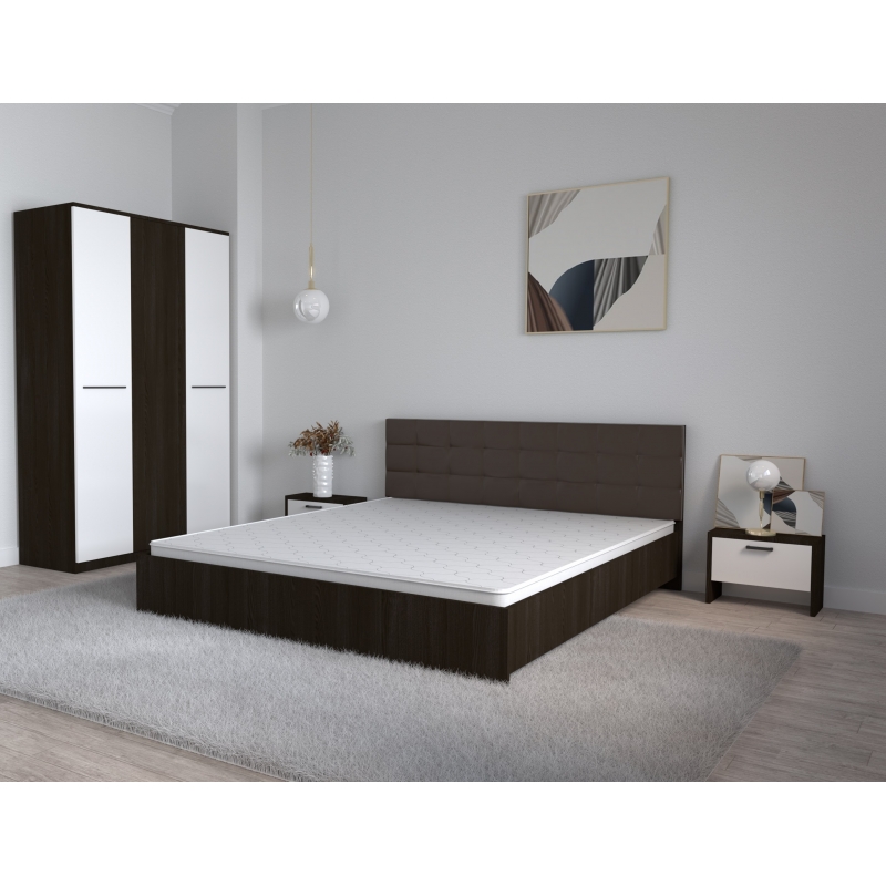 Set Dormitor Coral Wenghe cu tablie...