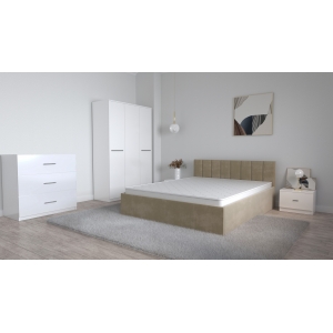 Set Dormitor Oliver Alb cu...