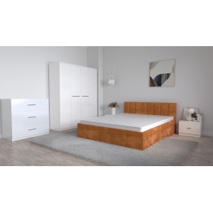 Set Dormitor Oliver Alb cu...