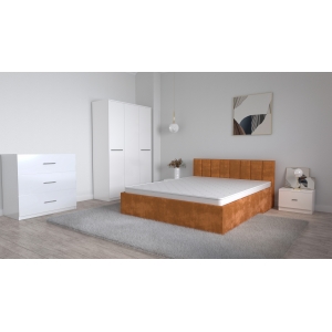 Set Dormitor Oliver Alb cu...