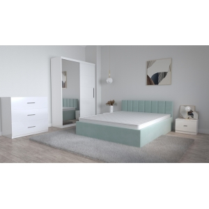 Set Dormitor Oliver Alb cu...