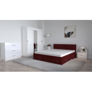 Set Dormitor Oliver Alb cu...