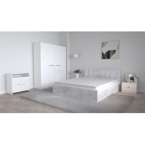 Set Dormitor Oliver Alb cu...