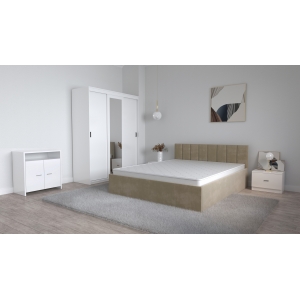 Set Dormitor Oliver Alb cu...