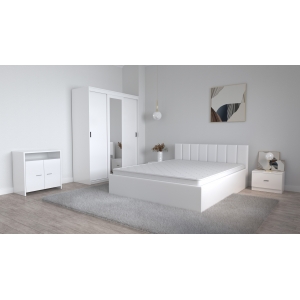Set Dormitor Oliver Alb cu...