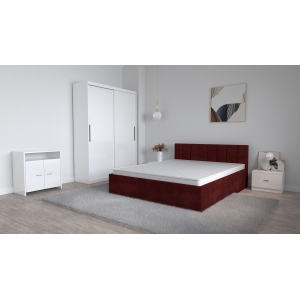 Set Dormitor Oliver Alb cu...