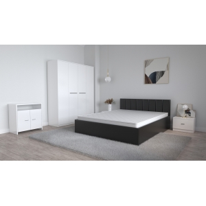 Set Dormitor Oliver Alb cu...
