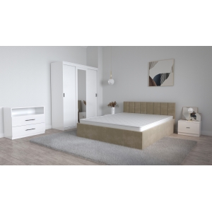 Set Dormitor Oliver Alb cu...