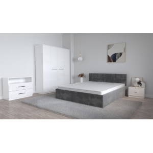 Set Dormitor Oliver Alb cu...