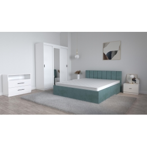 Set Dormitor Oliver Alb cu...