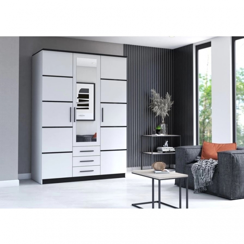 Dressing Szantal 3D , alb/negru, 150...