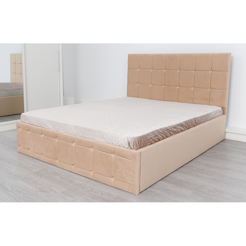 Pat Regal Bej tapitat 180x200 din...