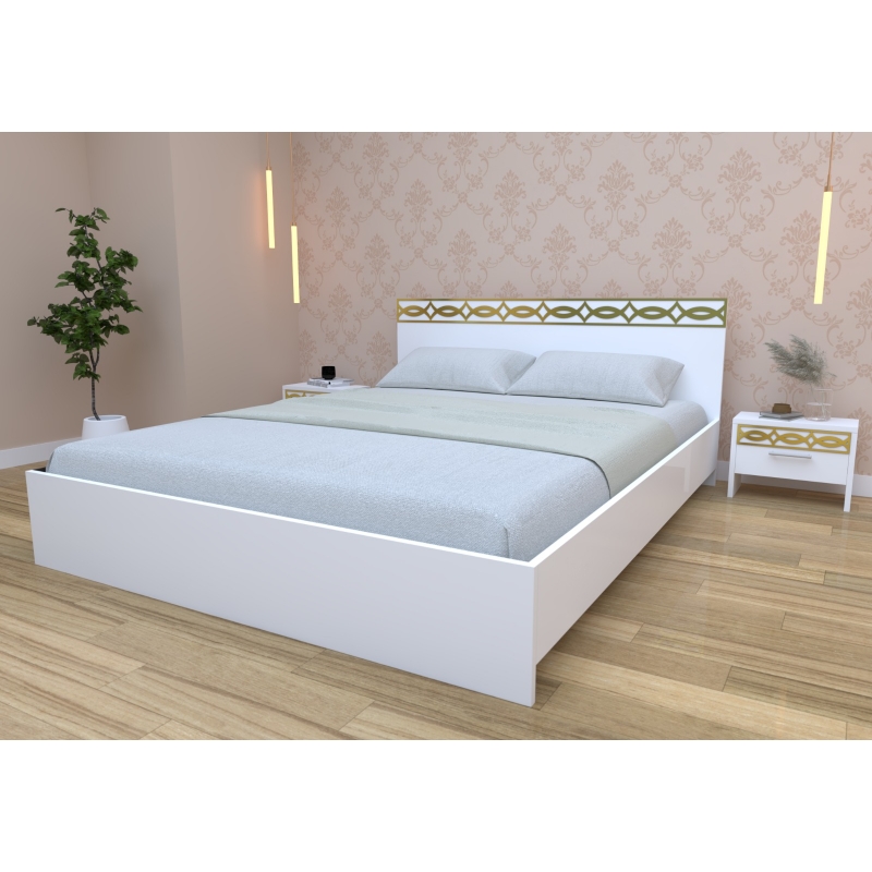 Pat Star Daria Gold Alb 140 x 20 cm +...