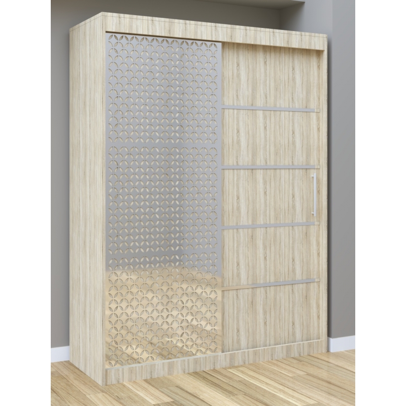 Dulap Dormitor Matei Silver 150 cm...