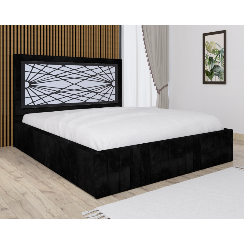 Pat Tapitat Stefan Cod171 Negru Fara...