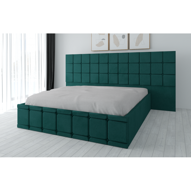 Pat Tapitat Regal Verde din stofa...