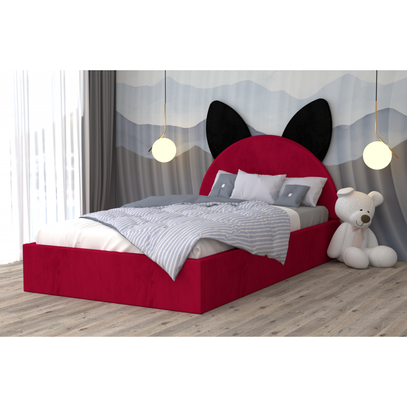 Pat Tapitat Kitty Negru Visiniu...